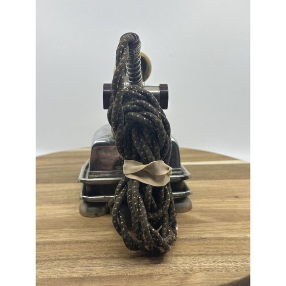 Vintage American Beauty Electric Iron No 66AB Chrome Adjustable Heat Control USA - Picture 7 of 9